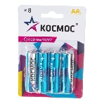 Элемент питания Космос алкалиновый AA/LR06 BP-8 (блист.8шт)