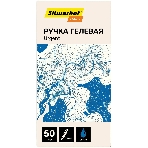Ручка гелевая Silwerhof Daily Urgent, d=0.7мм, синие чернила, сменный стержень, линия 0.5мм, резиновая манжета