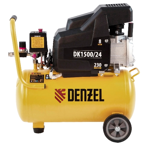 Компрессор воздушный Denzel DK1500/24,Х-PRO (58063) 1,5 кВт, 230 л/мин, 24 л