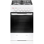 Плита газовая Gefest CG 50M04 K73 белый, конфорок 4 шт, духовка 42 л, 50 см x 85 см x 57 см