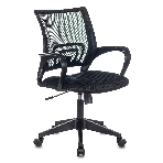 Кресло Бюрократ CH-695N/BLACK черный, сетка, 120 кг, механизм качания