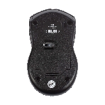 Мышь беспроводная HIPER HOMW-074 черный/синий, 1000 dpi, радиоканал, USB, кнопки - 3