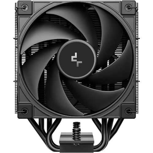 Кулер для процессора DEEPCOOL AK400 G2 LGA1851/1700/1200/115X/AM5/AM4 (12шт/кор, TDP 220W, PWM, Fan 120мм, 4 тепл. Трубки, Wood-grain top cover, черный) RET (R-AK400G2-BKNNMN-GJD)