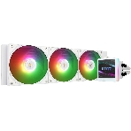 Водяное охлаждение для процессора Thermalright Grand Vision 360 (360mm, LED, White, ARGB/Fans: 3x120mm, 80.45CFM, 29.4dBA, 2150RPM/Pump height 72.5mm, 6400RPM, Rad thickness 27mm/S: 1700, 1200, 1851, 115X, 2011, 2066, AM5, AM4)