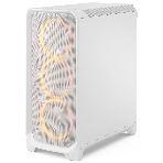 Корпус Fractal Design Meshify 3 White RGB TG Clear Tint, Midi-Tower, белый, 3 x 140 мм