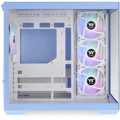 Компьютерный корпус Thermaltake View 380 TG ARGB синий без БП ATX 6x120мм 2x140мм 1x200мм 2xUSB3.0 audio bott PSU
