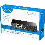Коммутатор Cudy GS1010PS2, 8×1 Гбит/с, 2×1 Гбит/с Combo (RJ-45/SFP), 2×1 Гбит/с SFP