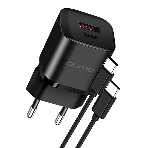 Сетевое зарядное устройство Qumo Energy PD 20Вт (модель 0109), Type-C PD + USB-A QC3.0,+ кабель 1м. Type-C на Type-C, черный