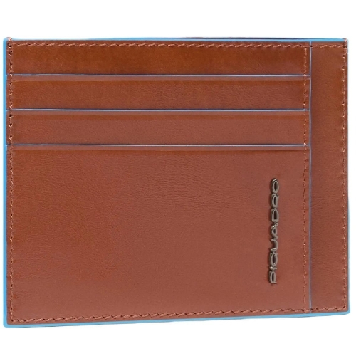 Картхолдер Piquadro Blue Square PP2762B2R/M каштановый, натуральная кожа
