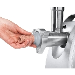 Мясорубка электрическая Bosch MFW68680 черный, 2200 Вт, 4.3 кг/мин, реверс, защита от перегрузки, насадки - 5