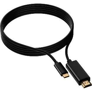 Кабель-переходник аудио-видео Buro USB Type-C (m)/HDMI (m) 1.5м. черный