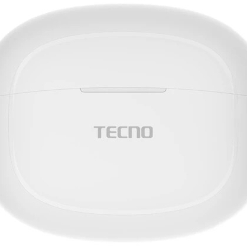 Наушники TWS Tecno Buds 4 Air белый, внутриканальные, Bluetooth, до 6 ч