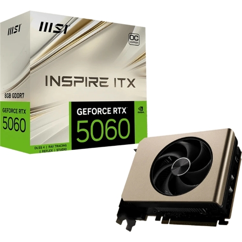 Видеокарта MSI RTX 5060 8Gb RTX 5060 8G INSPIRE ITX OC