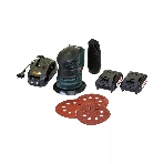 Эксцентриковая шлифовальная машина аккумуляторная KLPRO KLEZ18-20 (18В, Li-ion-2шт, 2.0Ач, ЗУ 2,4А)