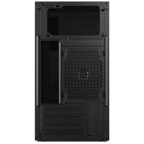 Компьютерный корпус CBR mATX Minitower V867, без БП, 1хUSB 3.0, 2хUSB 2.0, HD Audio+Mic, Rainbow Fan, Black PCC-MATX-V867-WPSU