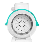 Вентилятор Ballu BIMF-CO 100 белый, настенный, 36 Вт, 2 скорости, 10 см