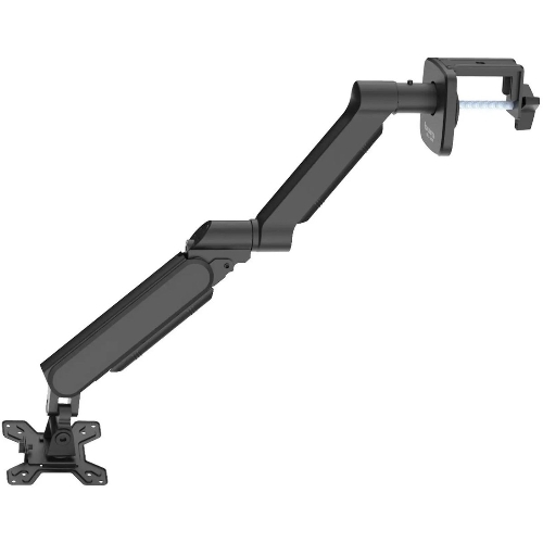 Кронштейн для мониторов ЖК Buro BU-M11 черный 17"-32" макс.10кг крепление к столешнице поворот и наклон