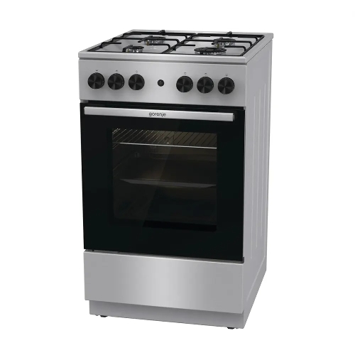 Плита газовая Gorenje GGI5A21XJ серебристый, конфорок 4 газовых, духовка 61 л, 50 см x 85 см x 59.4 см