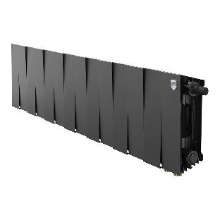Радиатор биметаллический Royal Thermo PianoForte 200 черный VR80- 14 секц.