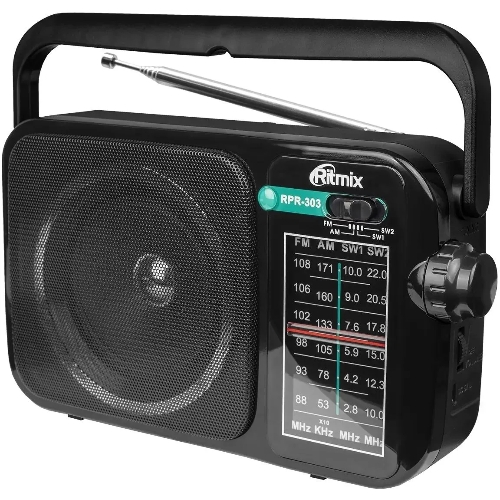 Радиоприемник Ritmix RPR-303, черный