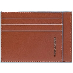 Картхолдер Piquadro Blue Square PP2762B2R/M каштановый, натуральная кожа