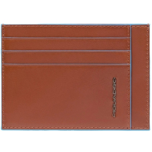 Картхолдер Piquadro Blue Square PP2762B2R/M каштановый, натуральная кожа