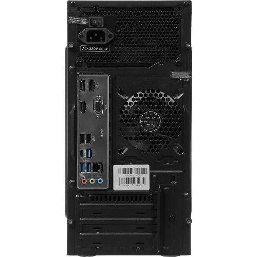 Компьютер Amur Нарвал B7I21 MT i3 12100 (3.3) 16Gb SSD 256Gb UHDG 730 FreeDOS GbitEth 400W мышь клавиатура черный (RUS) (2147002)