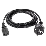 Кабель компьютер - розетка 3 м 220V (Европейский стандарт) VCOM/TELECOM