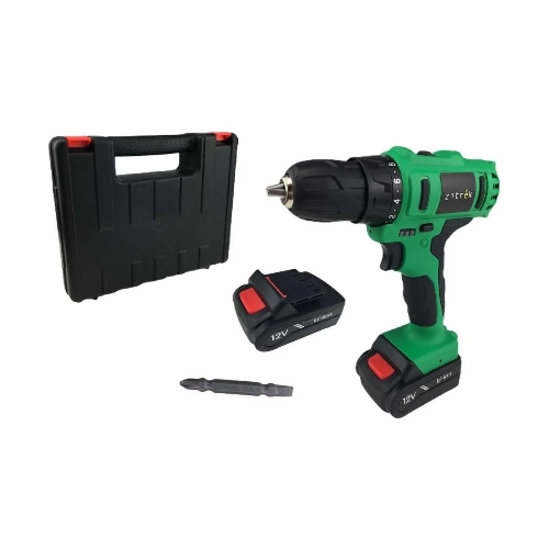 Дрель-шуруповерт Zitrek Greenpower 12-Li 063-4074, 12 В, 1,5 Ач, 32 Нм, щеточный