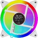 Вентилятор для корпуса Bloody BD-CF120ARGb4 ARGb белый, 120 мм, 1600 об/мин, 26 дБ, 4 pin