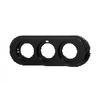 Рамка Bironi BF1-630-23 3-м ретро пластик черный