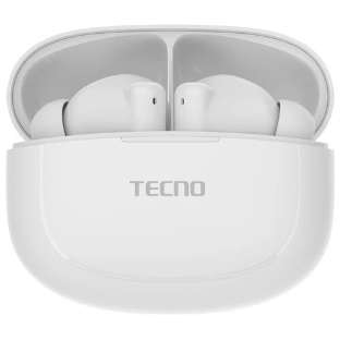 Наушники TWS Tecno Buds 4 Air белый, внутриканальные, Bluetooth, до 6 ч