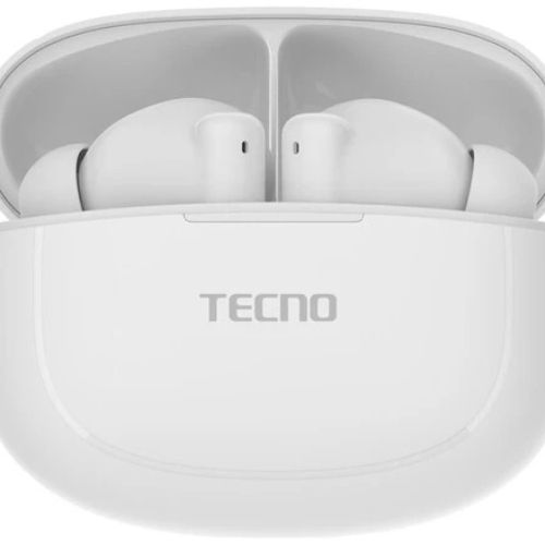 Наушники TWS Tecno Buds 4 Air белый, внутриканальные, Bluetooth, до 6 ч
