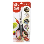 Ножницы LARA LR05-90 BLISTER 21,5 см, прорезиненные ручки, сверхострая заточка, нержавеющая сталь 2CR14