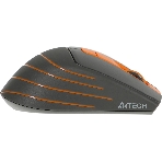 Мышь беспроводная A4Tech Fstyler FG30S серый/оранжевый, 2000 dpi, радиоканал, USB, кнопки - 6