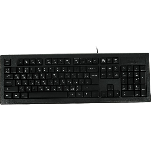 Комплект клавиатура+мышь A4Tech KR-8520D проводной, USB, 1200 DPI, чёрный