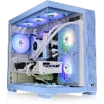 Компьютерный корпус Thermaltake View 380 TG ARGB синий без БП ATX 6x120мм 2x140мм 1x200мм 2xUSB3.0 audio bott PSU