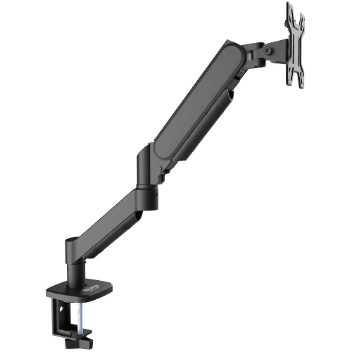 Кронштейн для мониторов ЖК Buro BU-M11 черный 17"-32" макс.10кг крепление к столешнице поворот и наклон