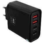 Сетевое зарядное устройство MORE CHOICE NC95 2USB+2Type-C 3.0A PD 65W, черный