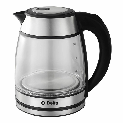 Чайник электрический DELTA DL-1120 серебряный