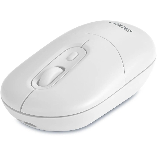 Мышь беспроводная Acer OMR301 белый, 1600 dpi, радиоканал, Bluetooth, USB, кнопки - 4
