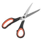 Ножницы LARA LR05-90 BLISTER 21,5 см, прорезиненные ручки, сверхострая заточка, нержавеющая сталь 2CR14