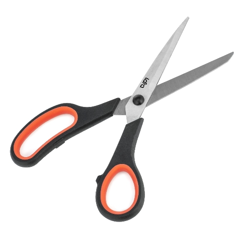 Ножницы LARA LR05-90 BLISTER 21,5 см, прорезиненные ручки, сверхострая заточка, нержавеющая сталь 2CR14