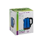 Чайник электрический Homestar HS-1003 1.8л нержавейка, синий