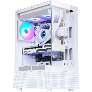 Компьютерный корпус AeroCool/Formula Crystal Z1 белый без БП ATX 2xUSB 2.0 1xUSB 3.0 audio bott PSU