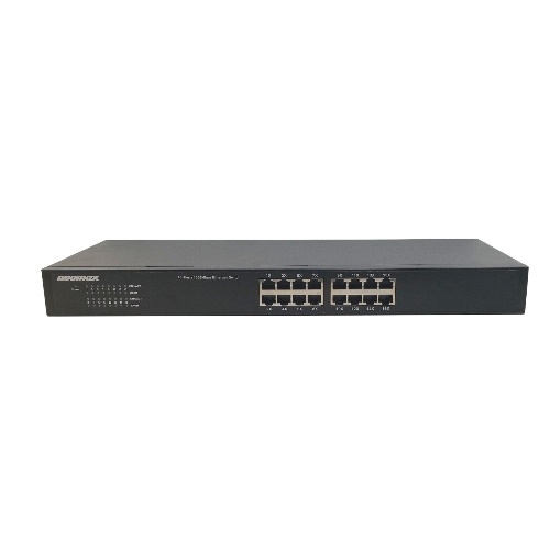 Коммутатор неуправляемый NEOMAX NMS-116P-1000-SR, 16 портов 1000 Mbps, металл Rack