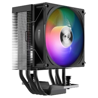 Кулер PCCooler R400 ARGb черный 92мм алюминий+медь 2200r m 30db 4-pin 180W 133мм
