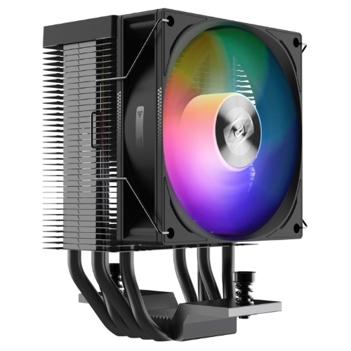 Кулер PCCooler R400 ARGb черный 92мм алюминий+медь 2200r m 30db 4-pin 180W 133мм