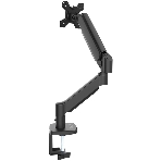 Кронштейн для мониторов ЖК Buro BU-M11 черный 17"-32" макс.10кг крепление к столешнице поворот и наклон