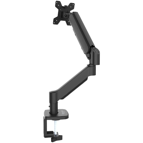 Кронштейн для мониторов ЖК Buro BU-M11 черный 17"-32" макс.10кг крепление к столешнице поворот и наклон